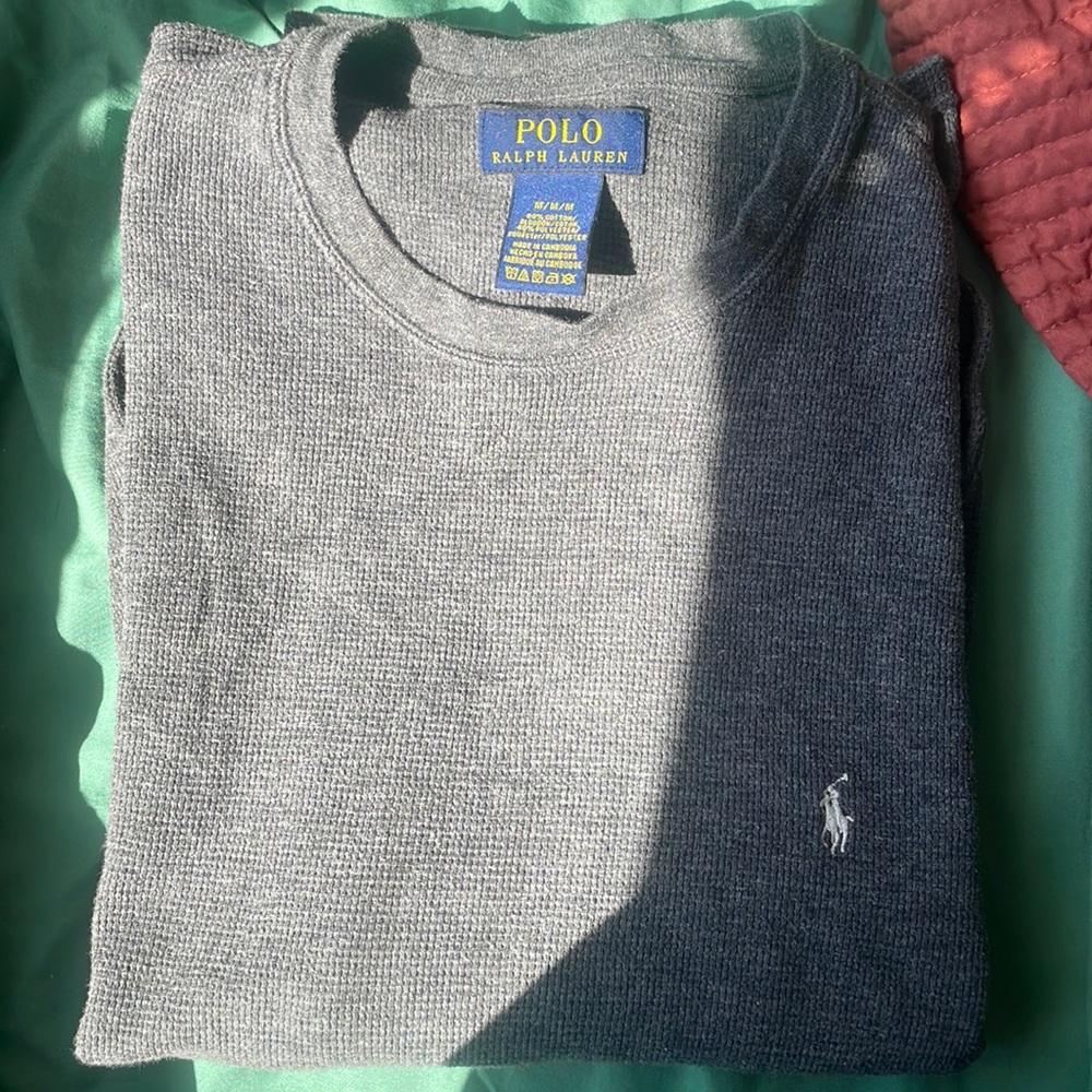 Grey Polo Ralph Lauren Long-sleeve.